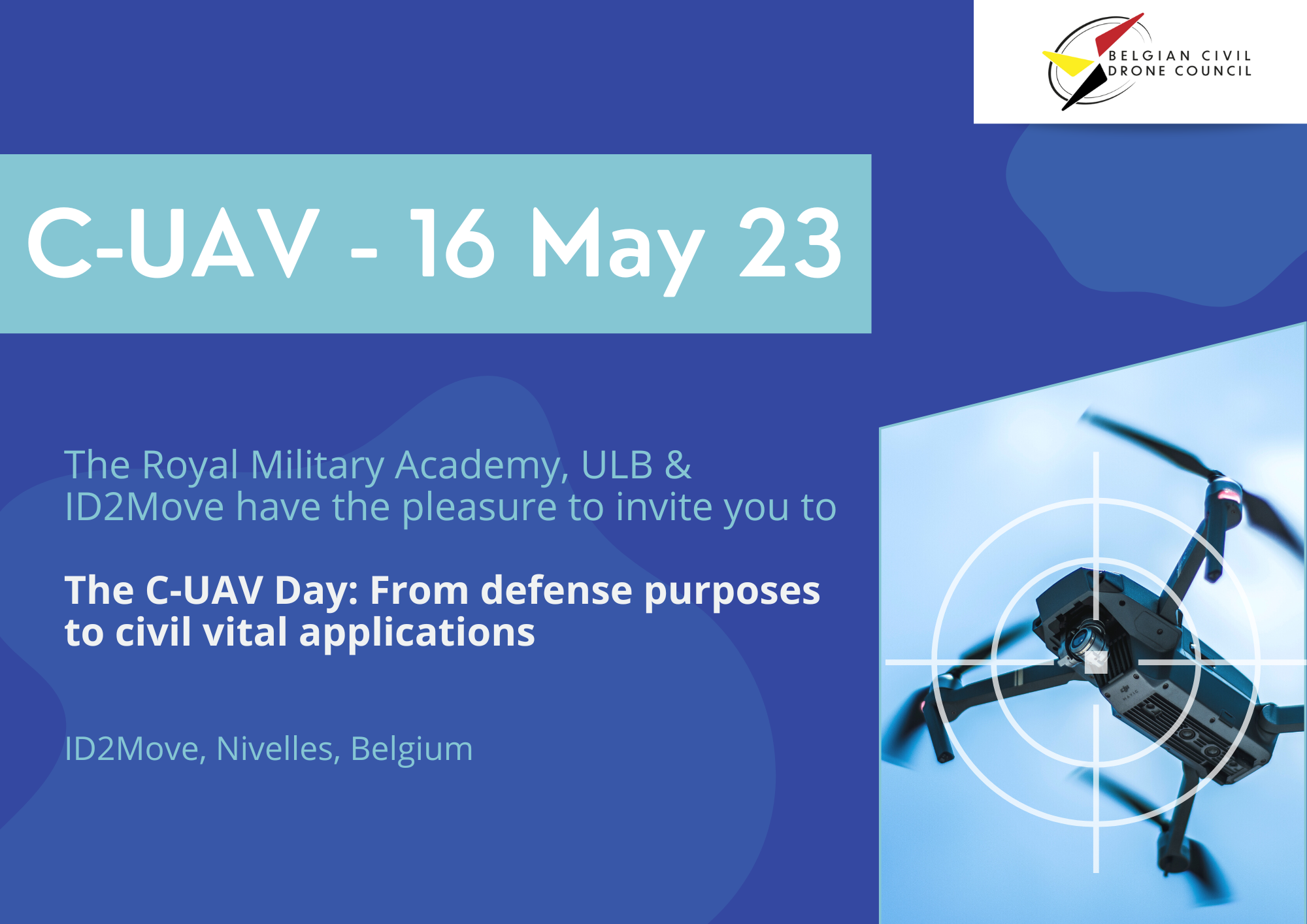 Invitation pour le C-UAV Day de ID2Move